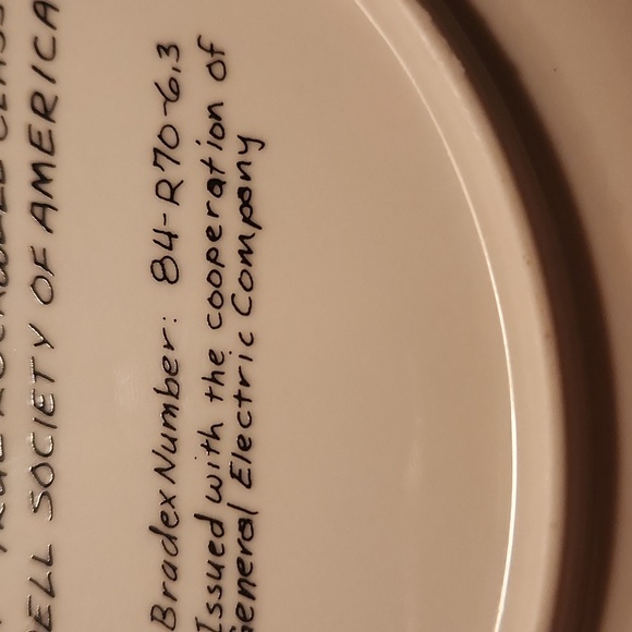 Normam Rockwell's Third In Light Campaign Series Plate "Father's Help" - Picture 5 of 5